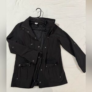 Chico's Black Trench Coat Timeless Design